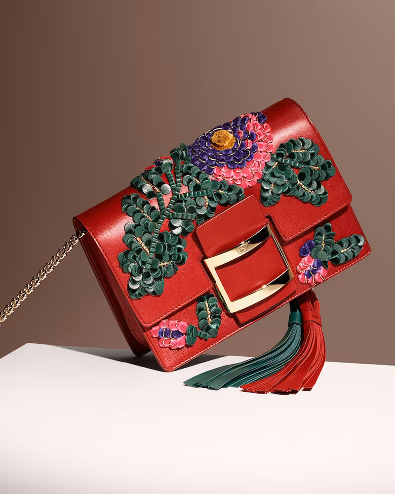 Roger Vivier Viv Micro Embellished Shoulder Bag