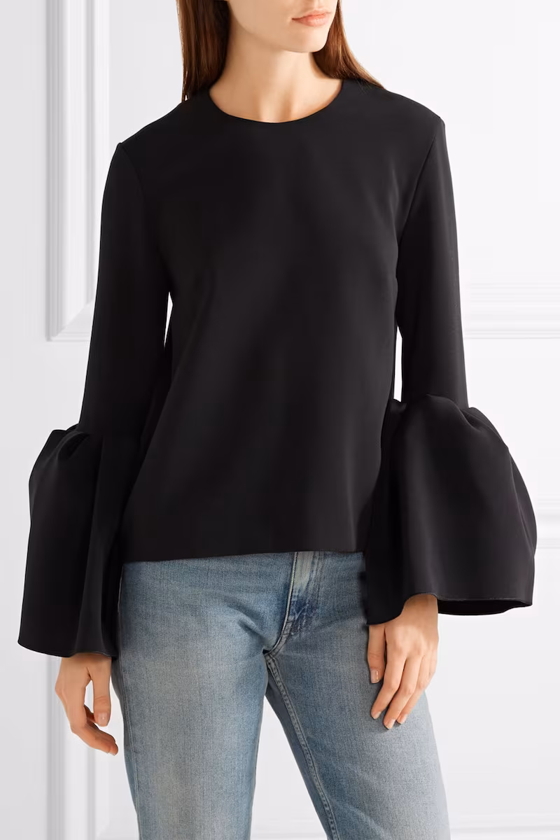 Roksanda Truffaut Stretch-Crepe Top