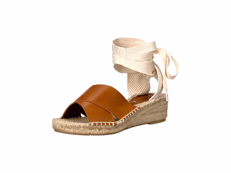 Soludos Criss Cross Demi Espadrille Wedge Sandal
