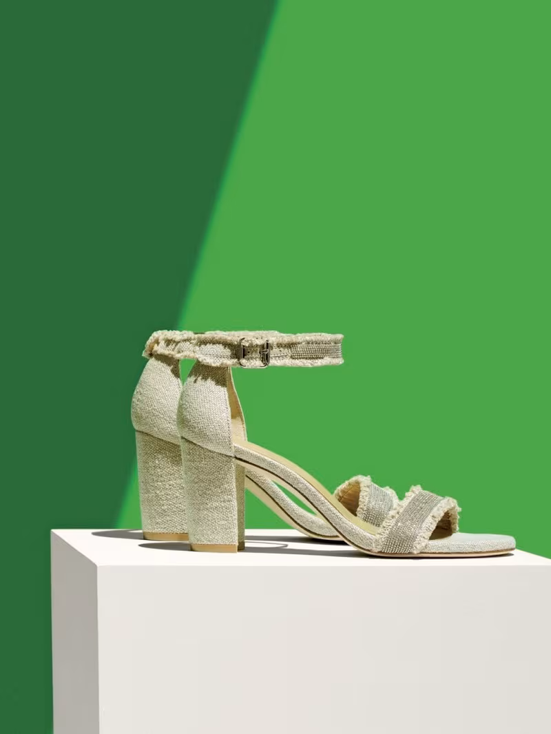 Stuart Weitzman Chaingang Fringe City Sandal