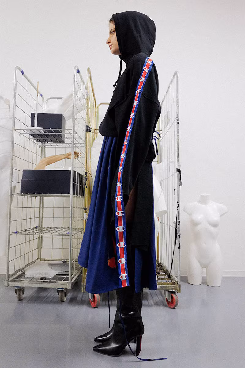 Vetements Floral Printed Cutouts Crepe Midi Dress