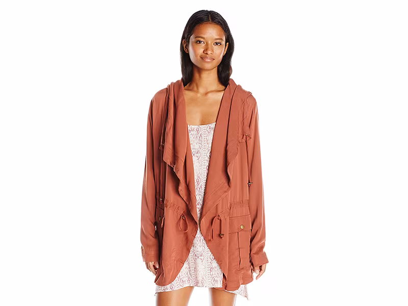 Billabong No Boundaries Woven Jacket with Oversized Hood