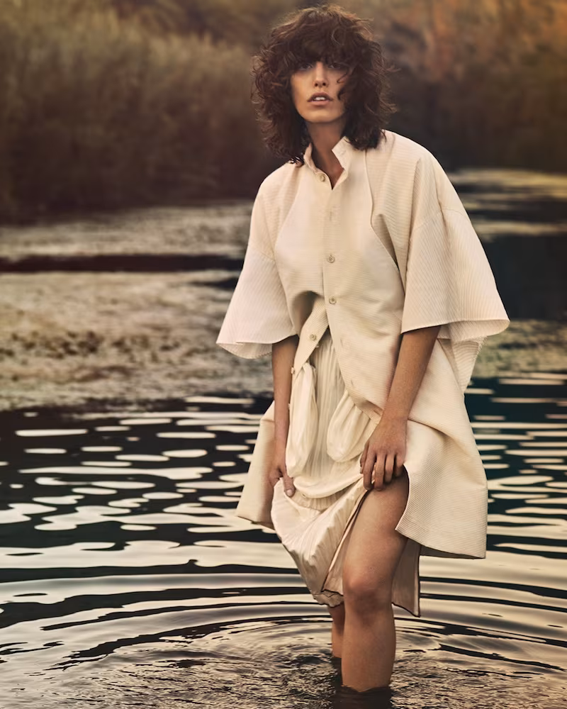 Issey Miyake Multi-Panel Tunic Shirtdress