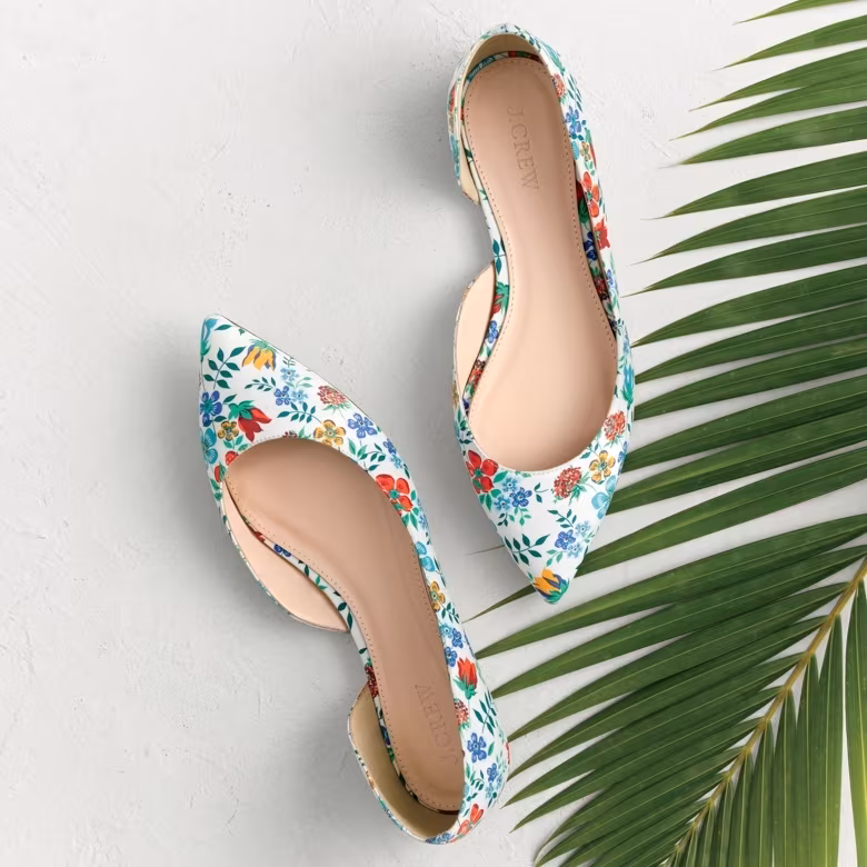 J.Crew Audrey Flats in Liberty Edenham Floral