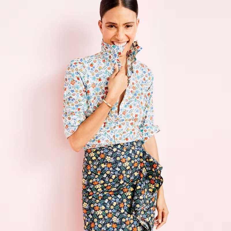 J.Crew Perfect Shirt in Liberty Edenham Floral