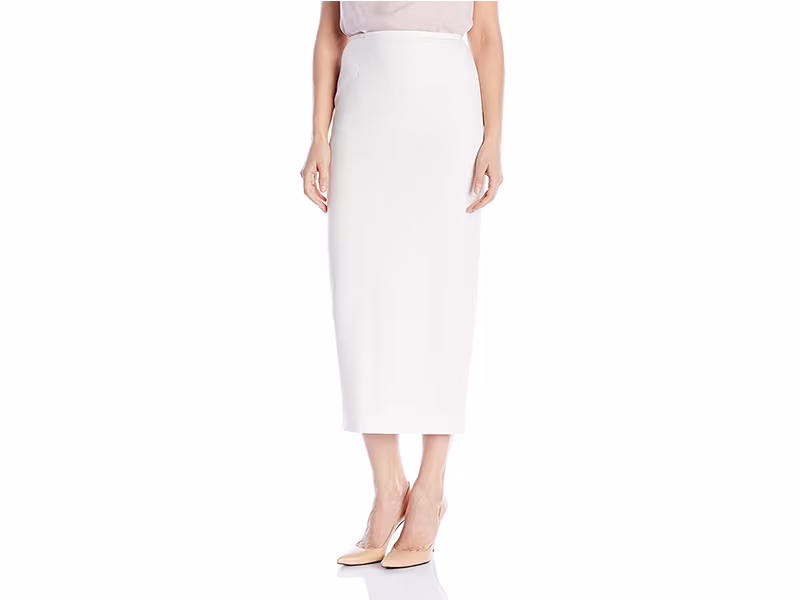 Kasper Stretch Crepe Column Skirt