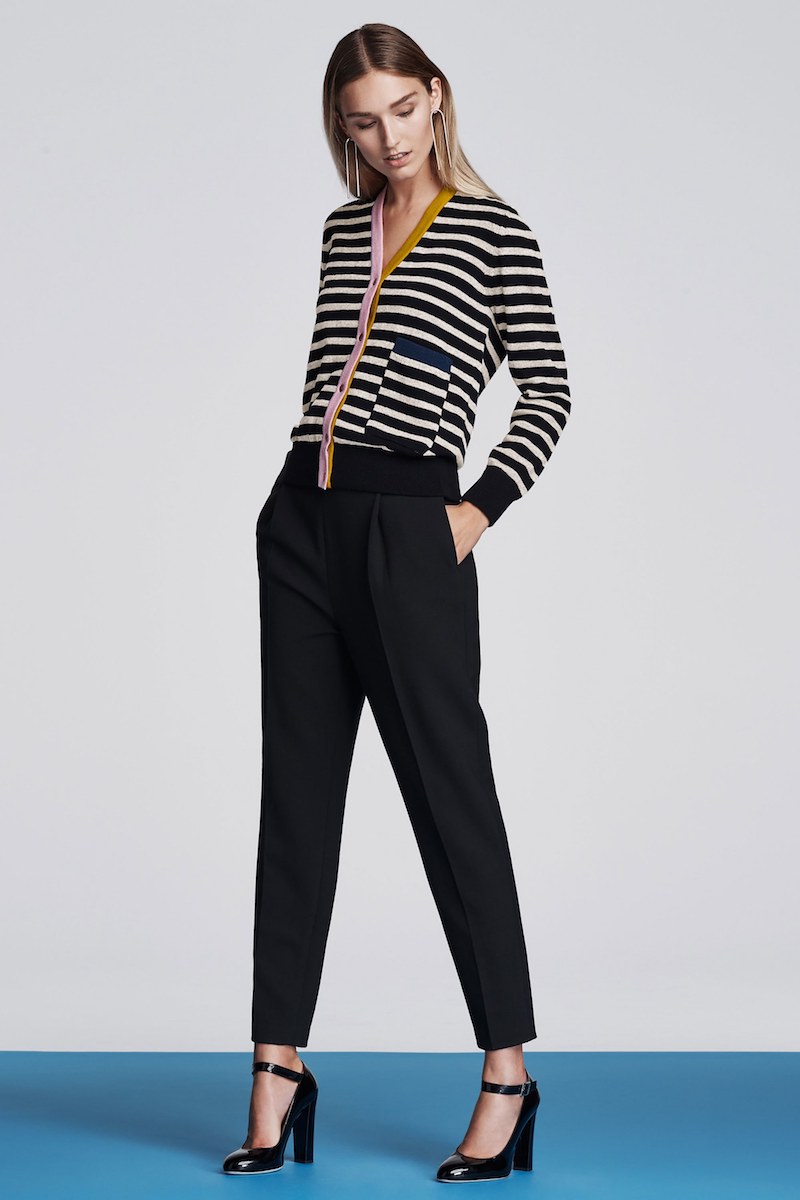 Lisa Perry Pleat-Front Pants