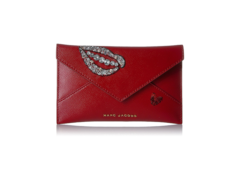 Marc Jacobs Sequin Hand To Heart Envelope Credit Card Holder