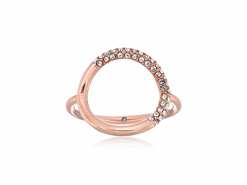 Michael Kors Brilliance Banded Circle Ring
