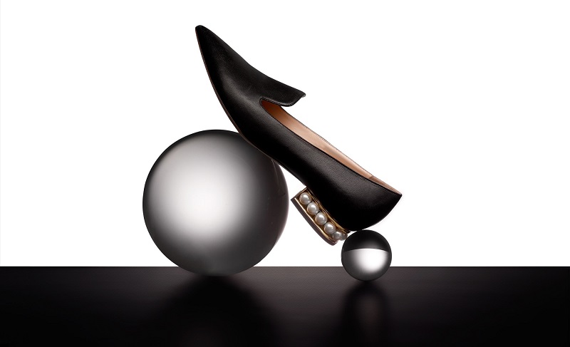 Nicholas Kirkwood Casati pearl-heeled leather loafers