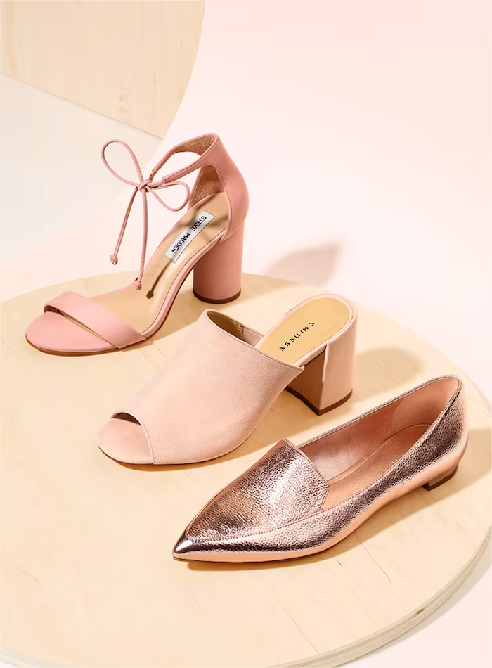 Nine West Abay Metallic Pointed Toe Flat
