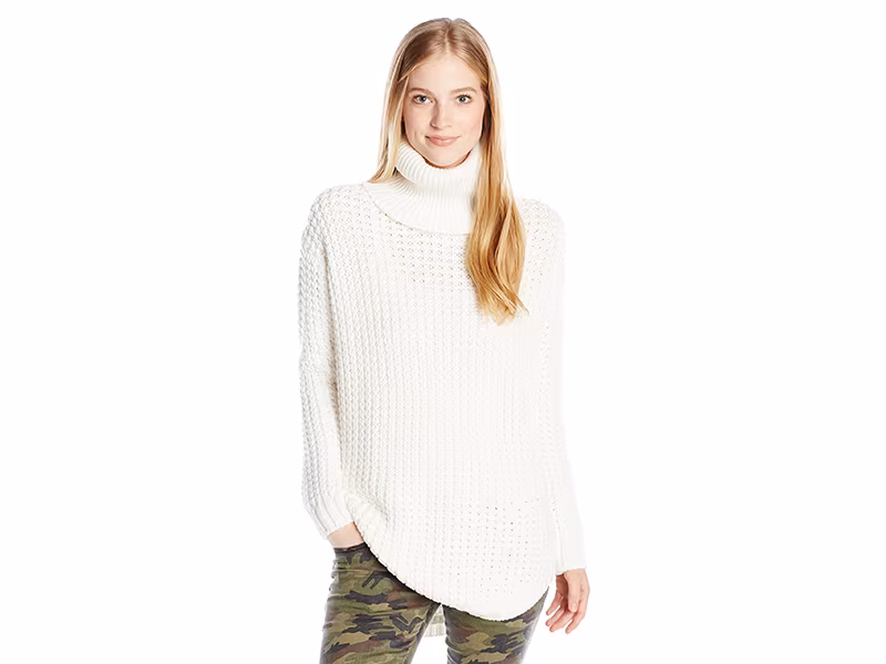RVCA Esky Cowl Neck Pullover Tunic Sweater