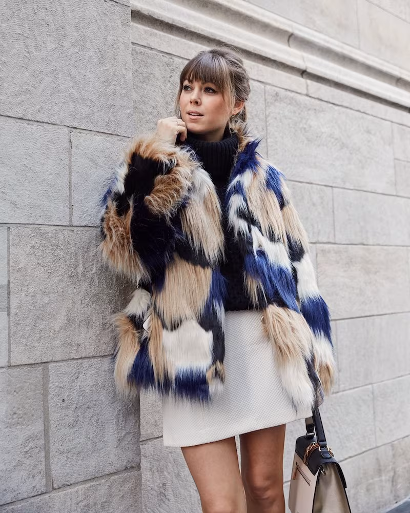 Trina Turk Makayla Faux-Fur Coat