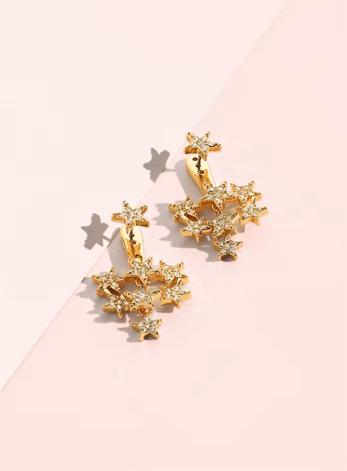 kate spade new york Ear Jackets Clear/Gold Earrings Jacket