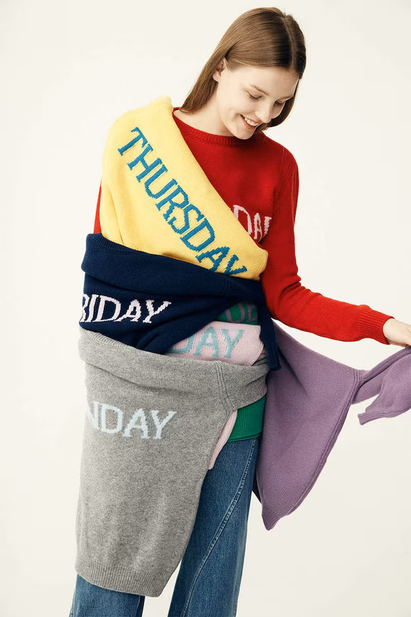 Alberta Ferretti Saturday Wool & Cashmere Knit Sweater