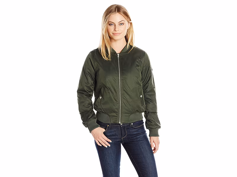 BB Dakota Petite Atwood Bomber Jacket