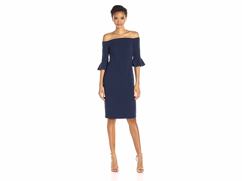 Black Halo Madigan Off the Shoulder Sheath
