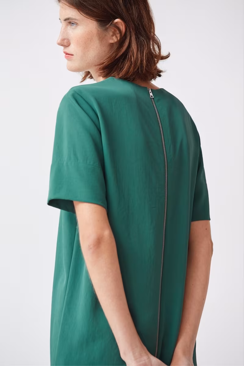 Everlane The Japanese GoWeave Zip Tee Dress-