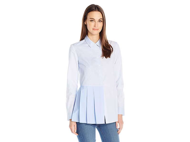 French Connection Ft Serge Stripe Button Down Top