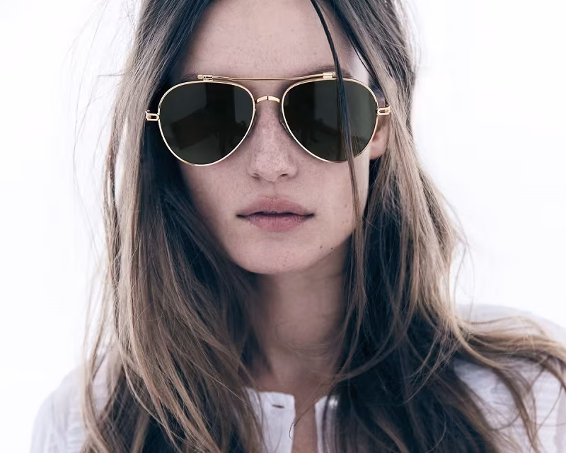 Givenchy Metal Aviator Sunglasses