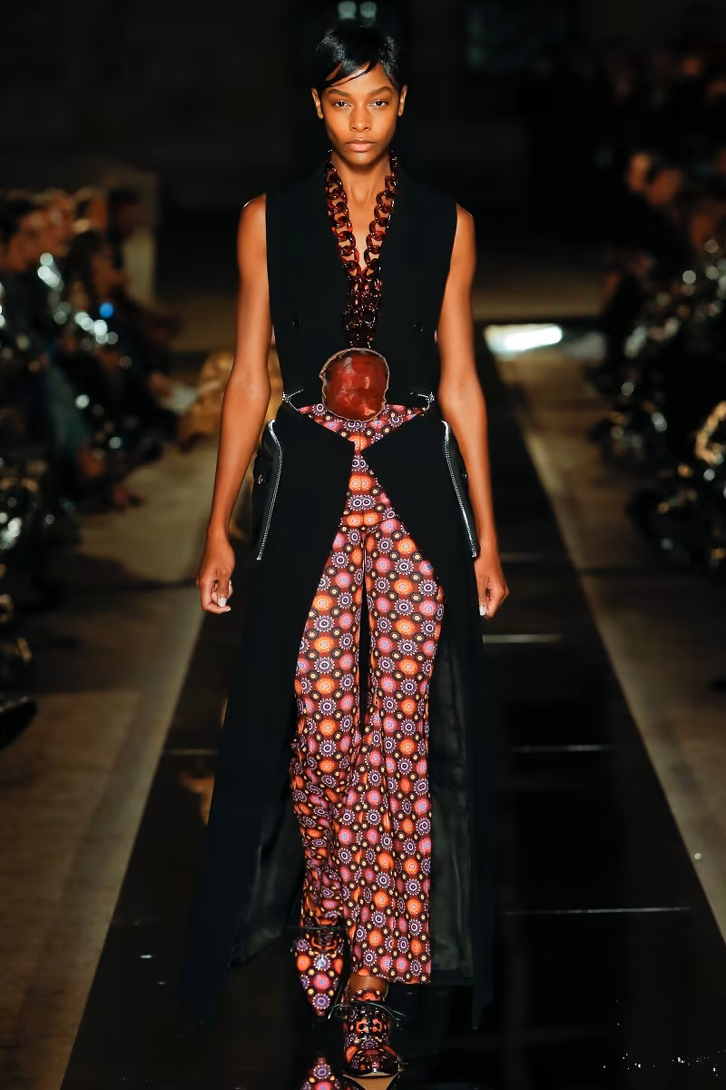 Givenchy Zip-Off Train Double-Breasted Vest