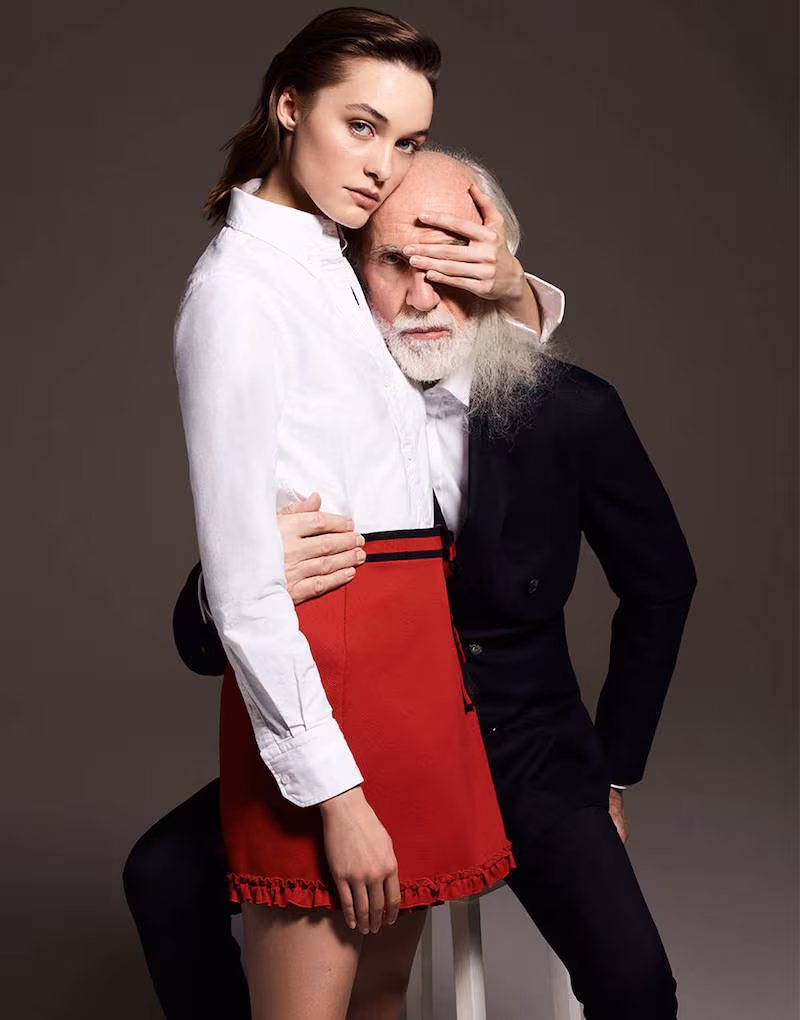 Gucci Ruffled Gabardine Skirt With Bow