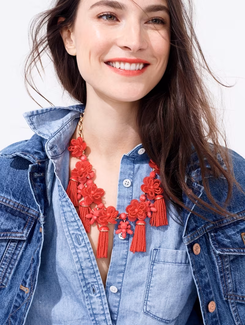 J.Crew Honeymoon Tassel Necklace