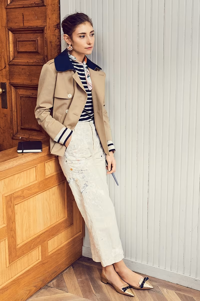 J.Crew Limited-Edition Cropped Pant In Paint Splatter