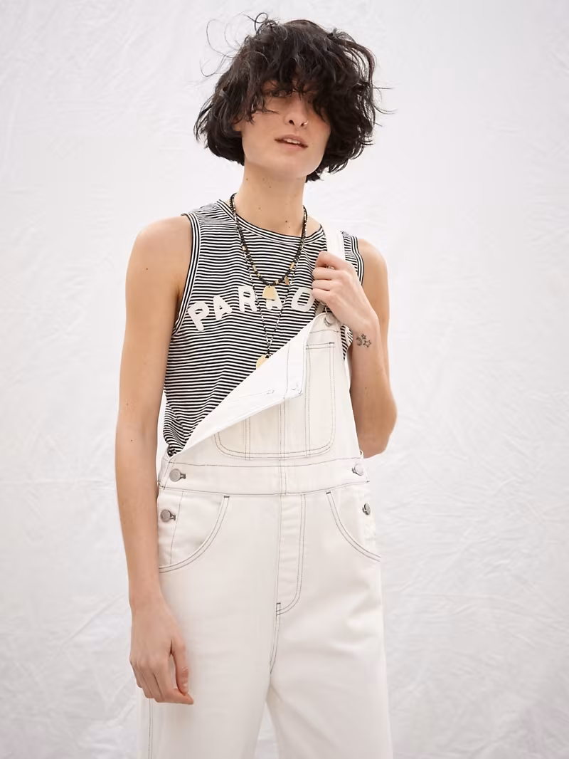Madewell x Where I Was From Paradise Striped Tank