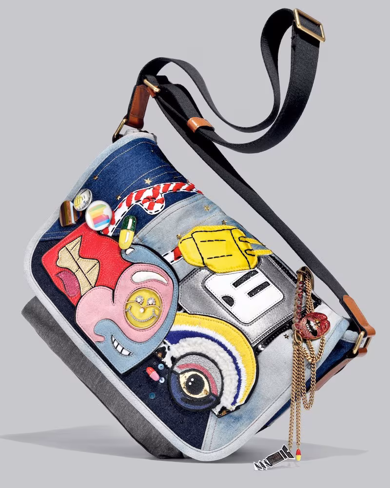 Marc Jacobs Julie Denim Messenger Bag