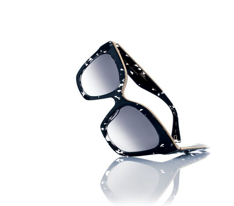 Marc Jacobs Square Beaded Sunglasses