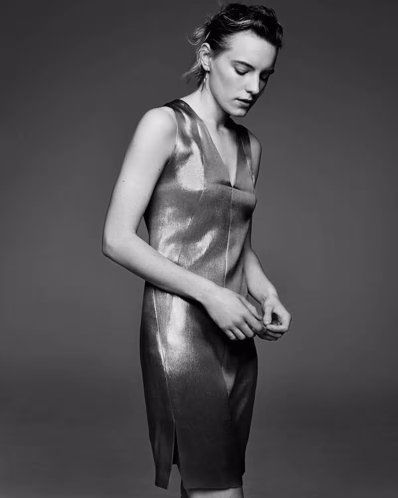 Narciso Rodriguez Silk Sleeveless Sheath Dress