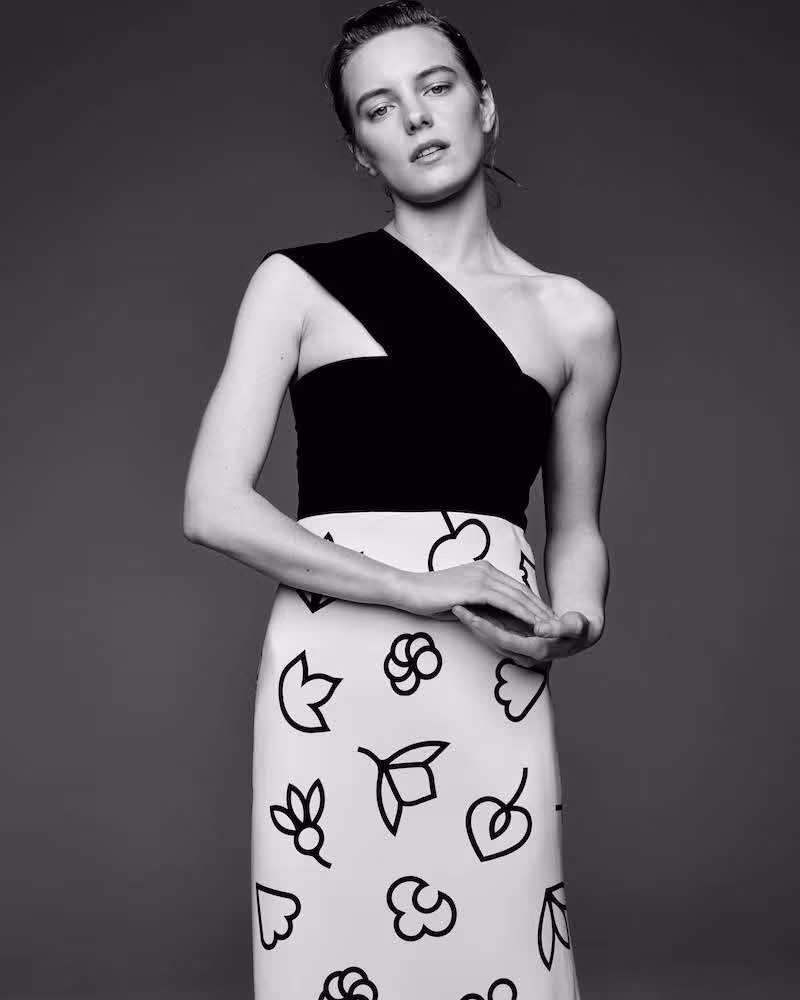 Narciso Rodriguez Stretch-Silk Floral-Print Sheath Dress
