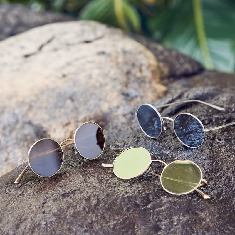 Oliver Peoples The Row For Oliver Peoples After Midnight 49MM Round Sunglasses