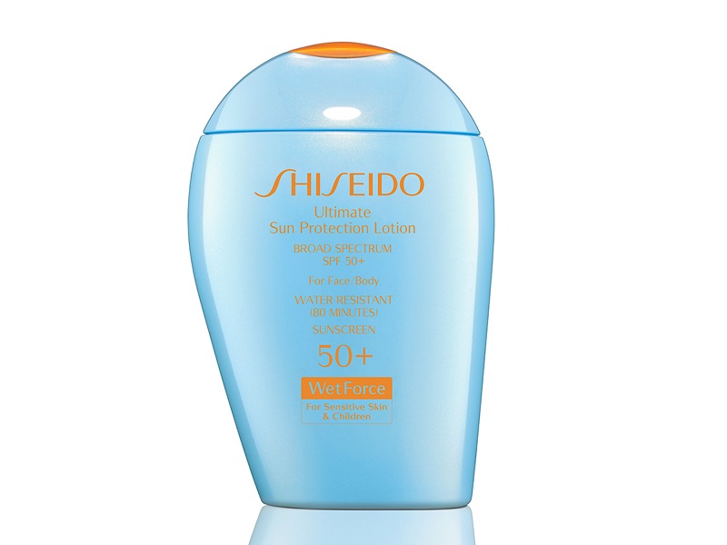 Shiseido Ultimate Sun Protection Lotion WetForce SPF 50+ For Sensitive Skin & Children