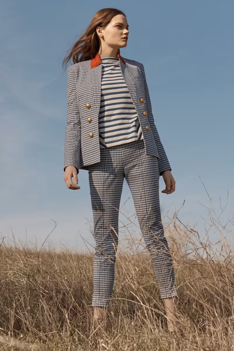 Veronica Beard Cottage Gingham Jacket