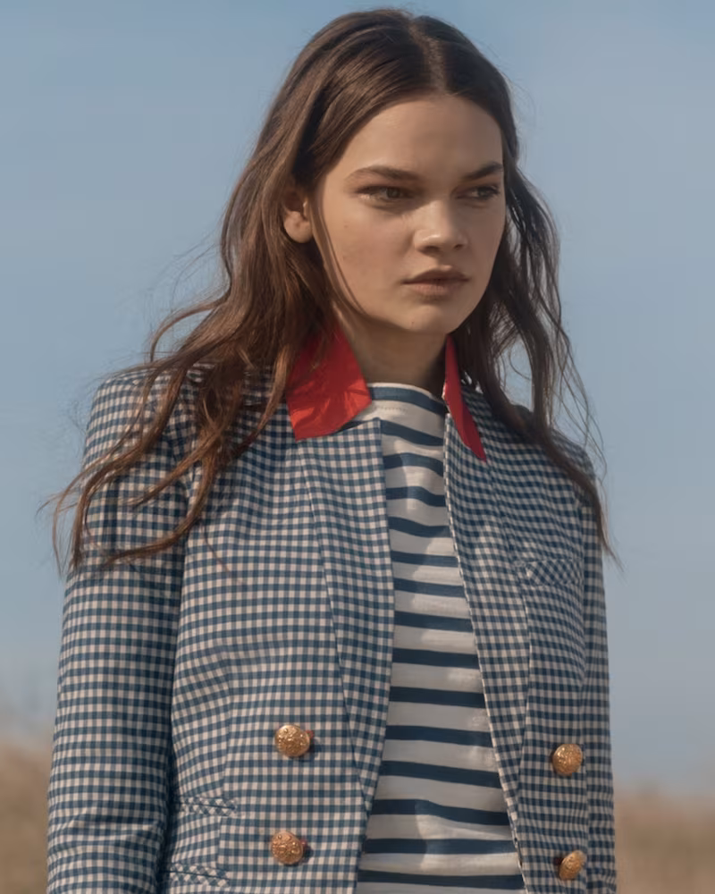 Veronica Beard Lincoln Mariner Top