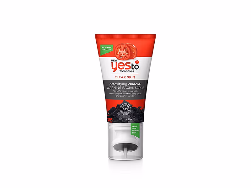 Yes to Tomatoes Detoxifying Charcoal Warming Facial Scrub
