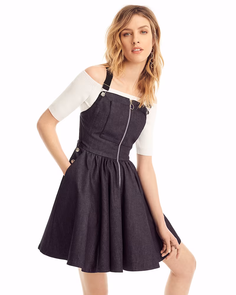 Adam Selman Overall Dress