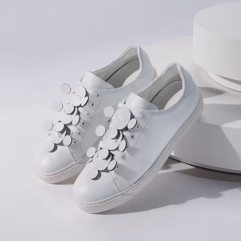 Anya Hindmarch Apex Low-Top Leather Trainers