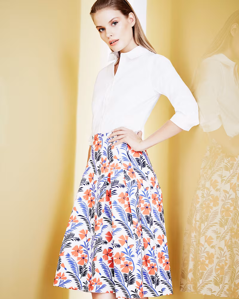Carolina Herrera Classic Button-Front Shirt