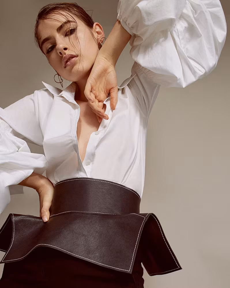 Johanna MO Exclusive San Isidoro Puff Sleeve Top