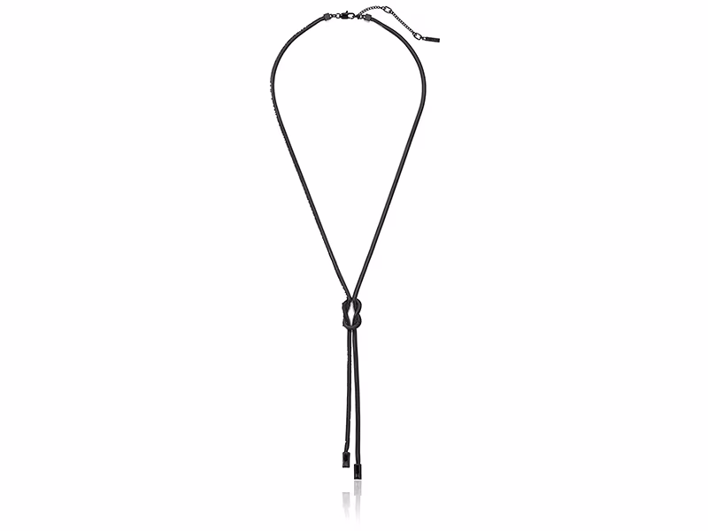 Kenneth Cole New York "Modern Essentials Hematite" Knot Hematite Y-Shaped Necklace