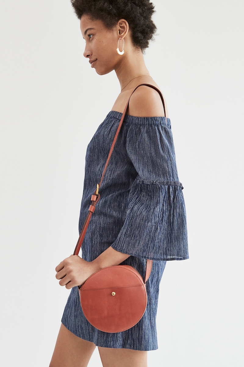 Madewell Off-The-Shoulder Bell-Sleeve Dress