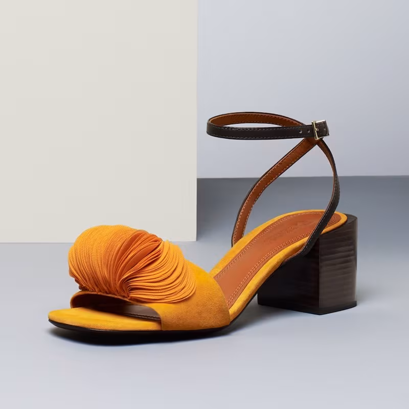 Mercedes Castillo Riza Block Heel Sandal