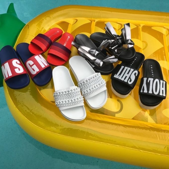 Pool Slide Sandals for Spring 2017