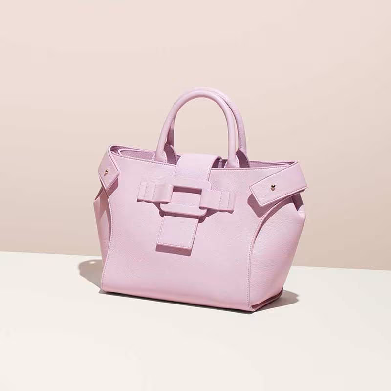 Roger Vivier Small Pilgrim De Jour Leather Bag
