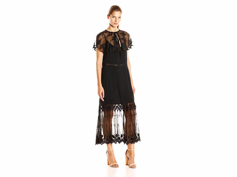 Somedays Lovin Marlowe Midi Kimono Lace Dress