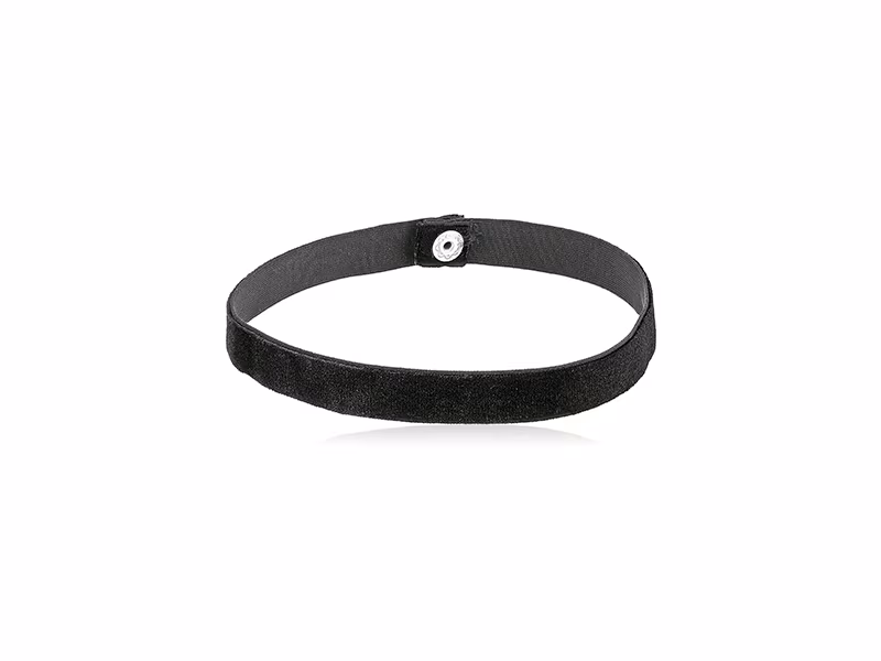 Steve Madden Black Wide Velvet Choker Necklace