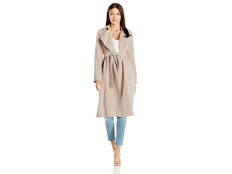 Cole Haan Drapey Loose Belted Trench